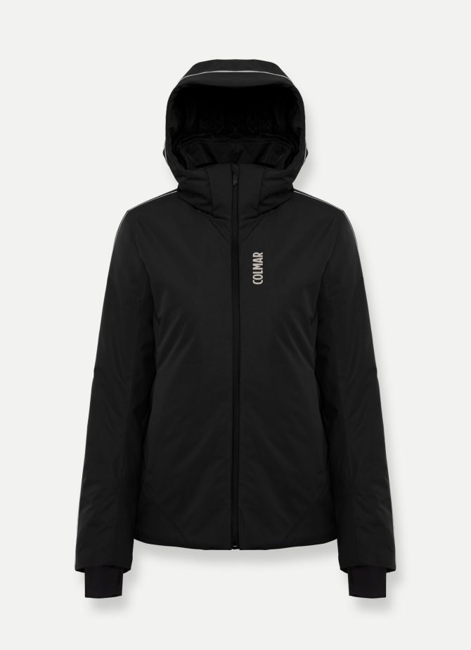 Ski jacket with hood and silver profile - Image 4