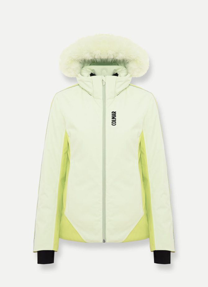 Two-tone ski jacket with hood - Image 4
