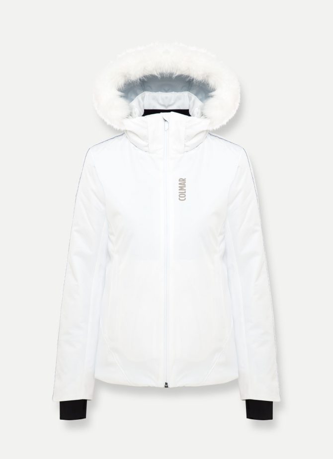 Tonal ski jacket with hood - Image 4