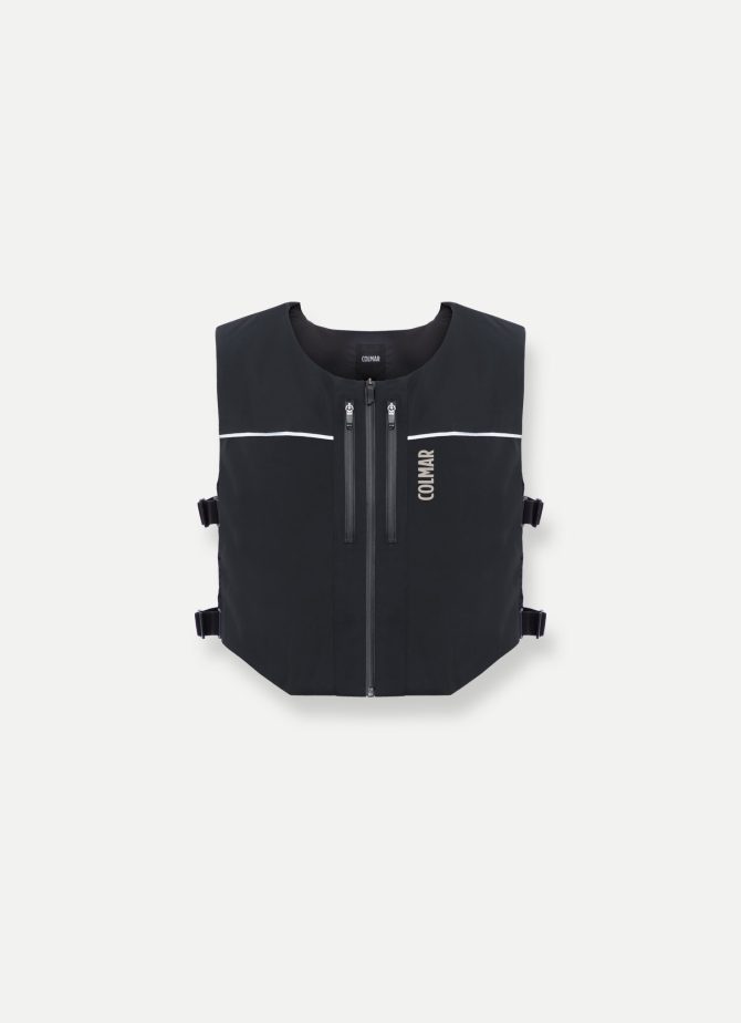 Stretch fabric gilet with chest pocket - Image 4