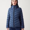 Mid layer hooded jacket in wadding