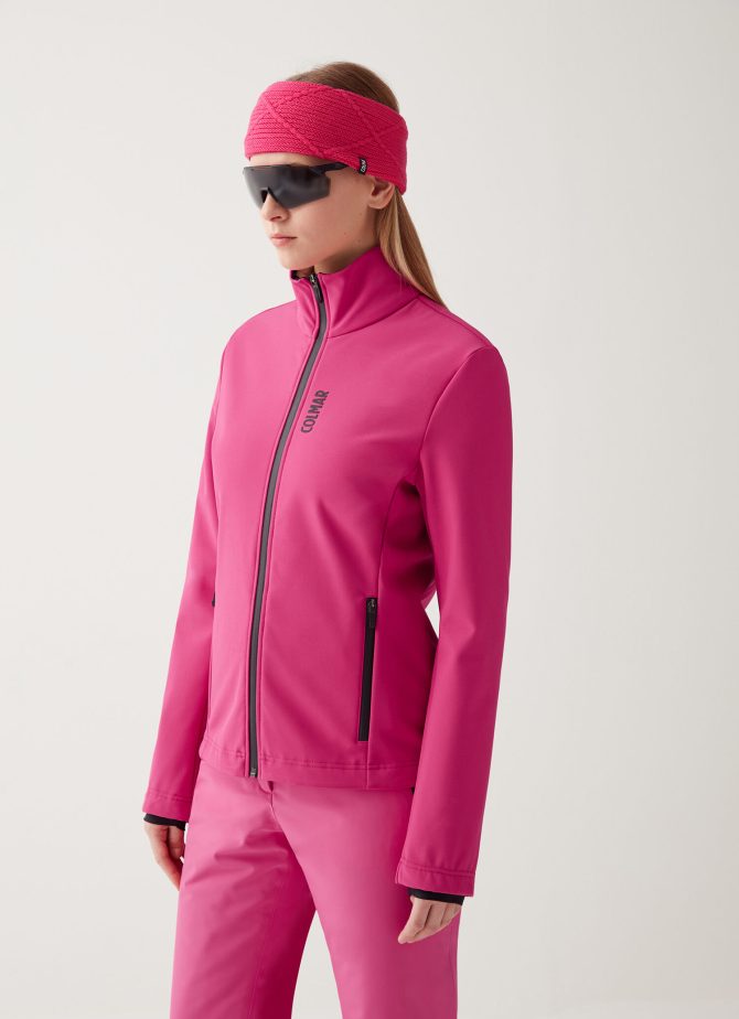 Full zip jacket in stretch softshell - Image 3