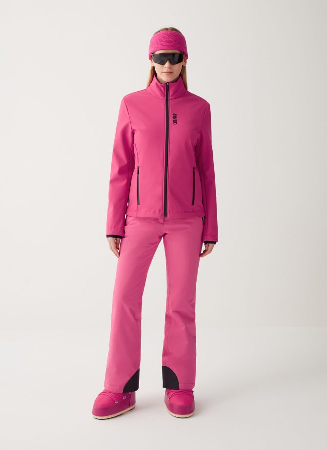 Full zip jacket in stretch softshell