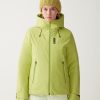 Stretch twill ski jacket