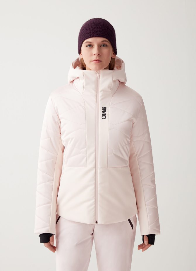Satin ski jacket with fixed hood - Image 3
