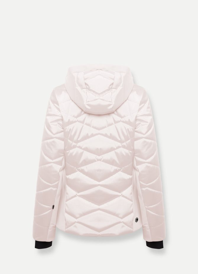Satin ski jacket with fixed hood - Image 5