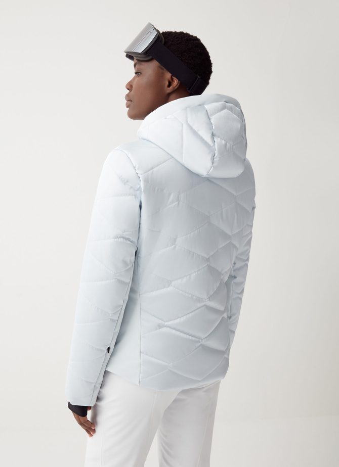 Satin ski jacket with fixed hood - Image 3