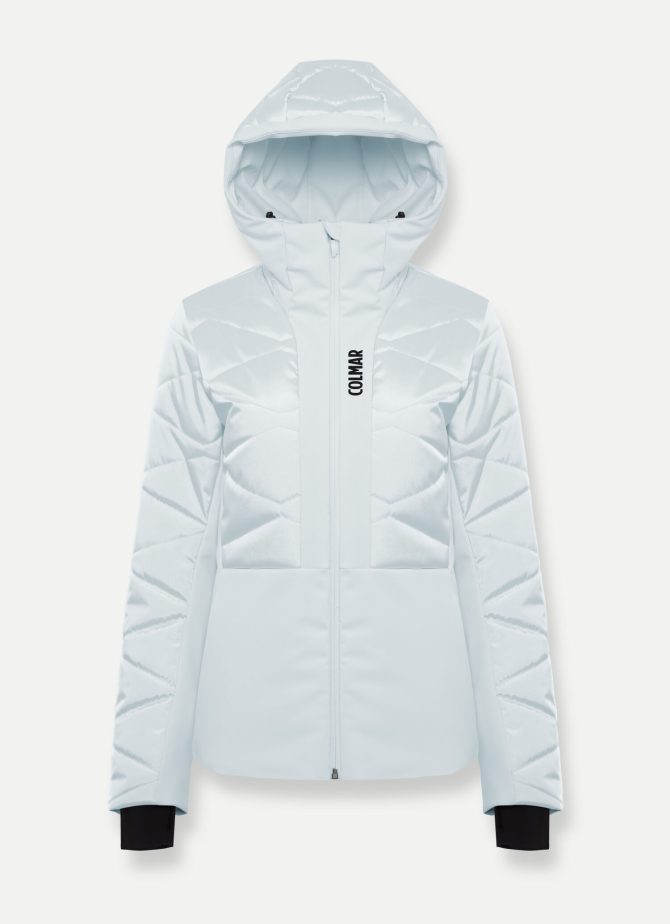 Satin ski jacket with fixed hood - Image 4