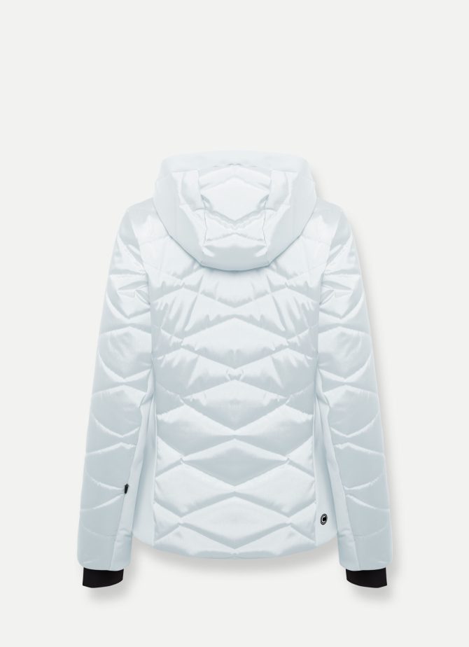 Satin ski jacket with fixed hood - Image 5