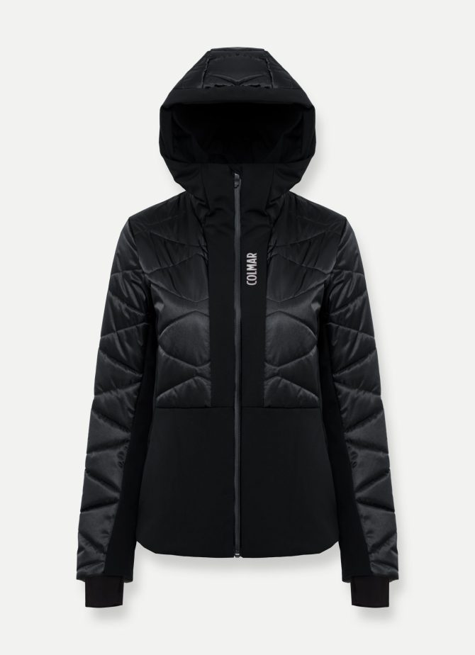 Satin ski jacket with fixed hood - Image 4