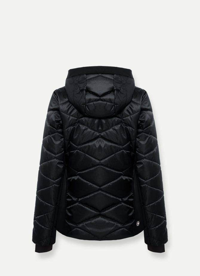 Satin ski jacket with fixed hood - Image 5