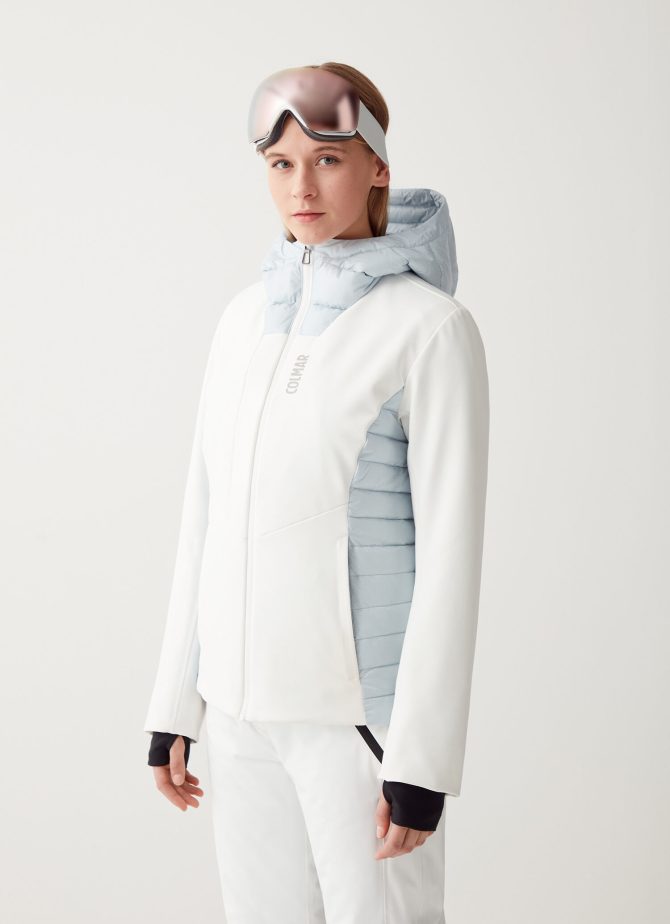 Softshell ski jacket with ripstop inserts