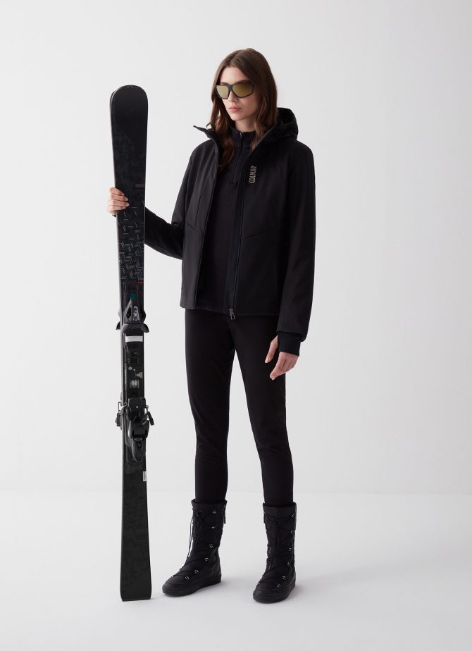 Softshell ski jacket with ripstop inserts