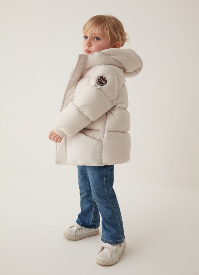 Unisex down jacket with hood 6 - 36 months - Image 4