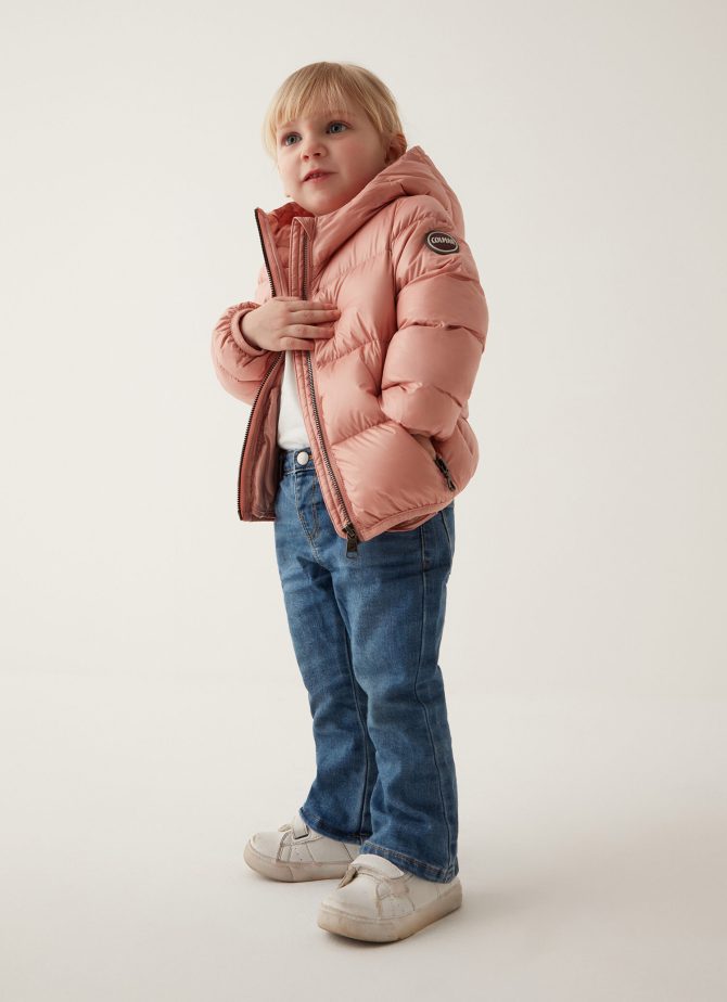 Unisex down jacket with hood 6 - 36 months - Image 3