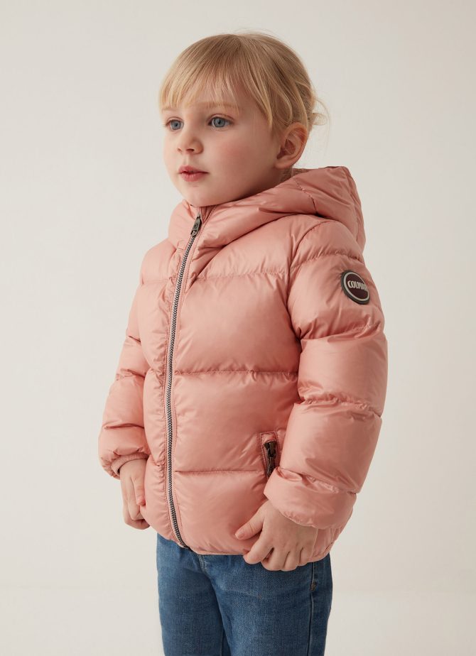 Unisex down jacket with hood 6 - 36 months