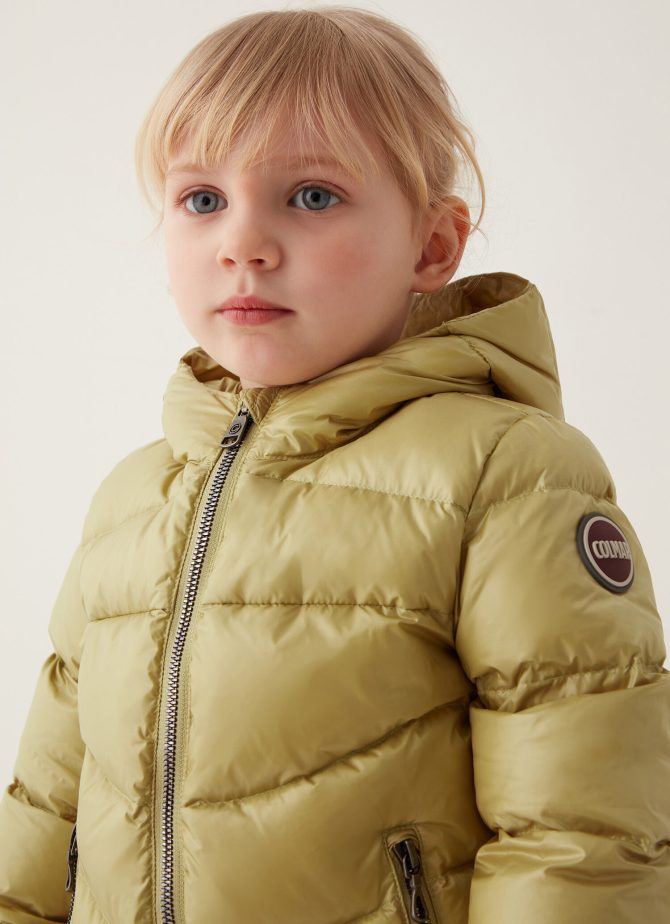 Unisex down jacket with hood 6 - 36 months - Image 4