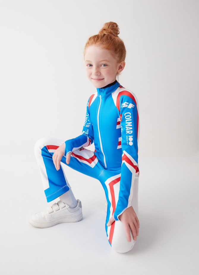 French unisex junior team ski suit - Image 4