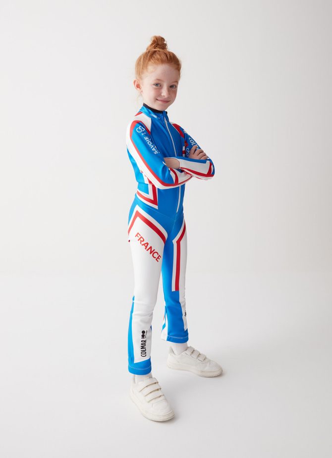 French unisex junior team ski suit