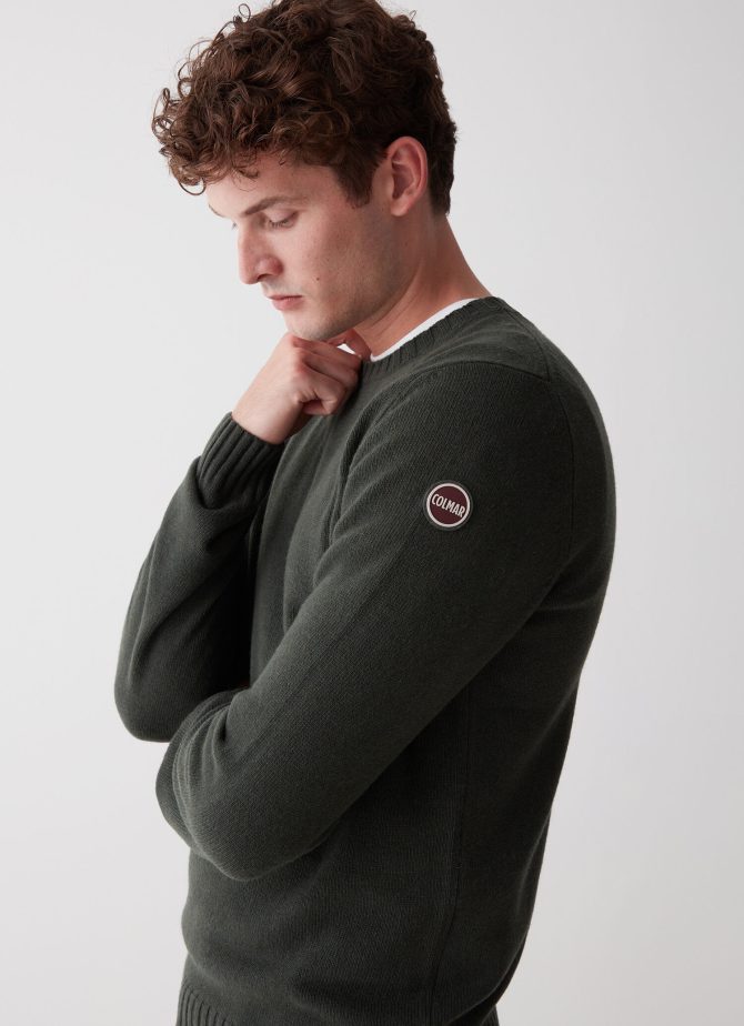 Round-neck wool and cashmere pullover - Image 2