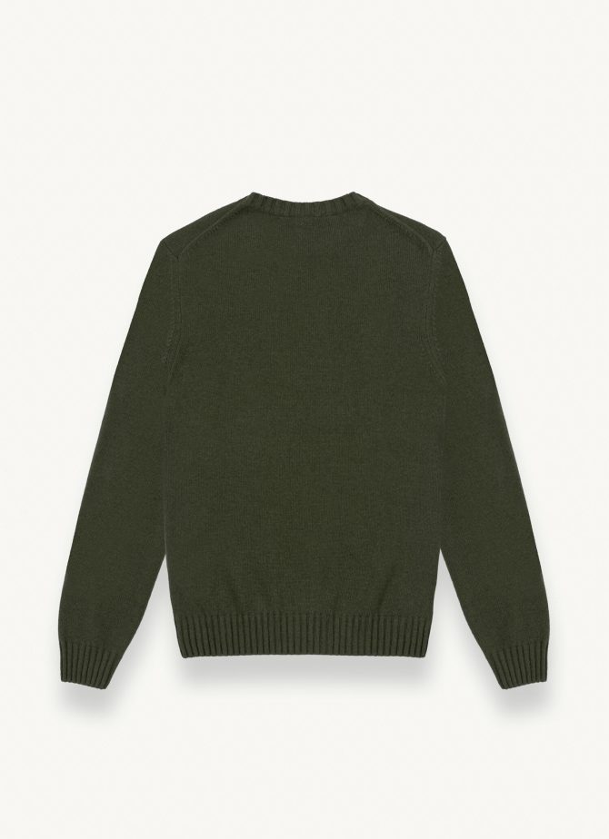 Round-neck wool and cashmere pullover - Image 5