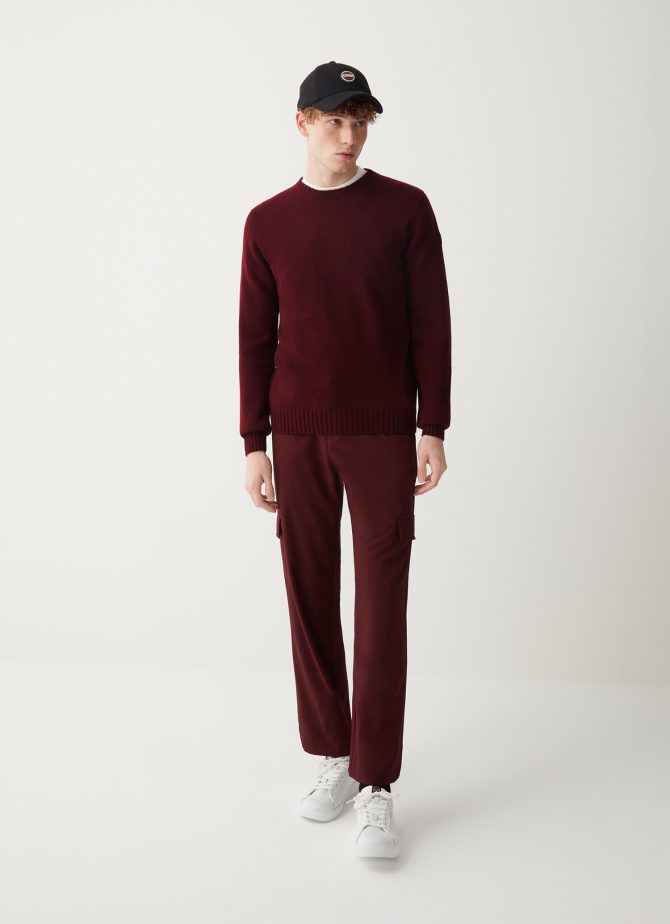 Round-neck wool and cashmere pullover - Image 2