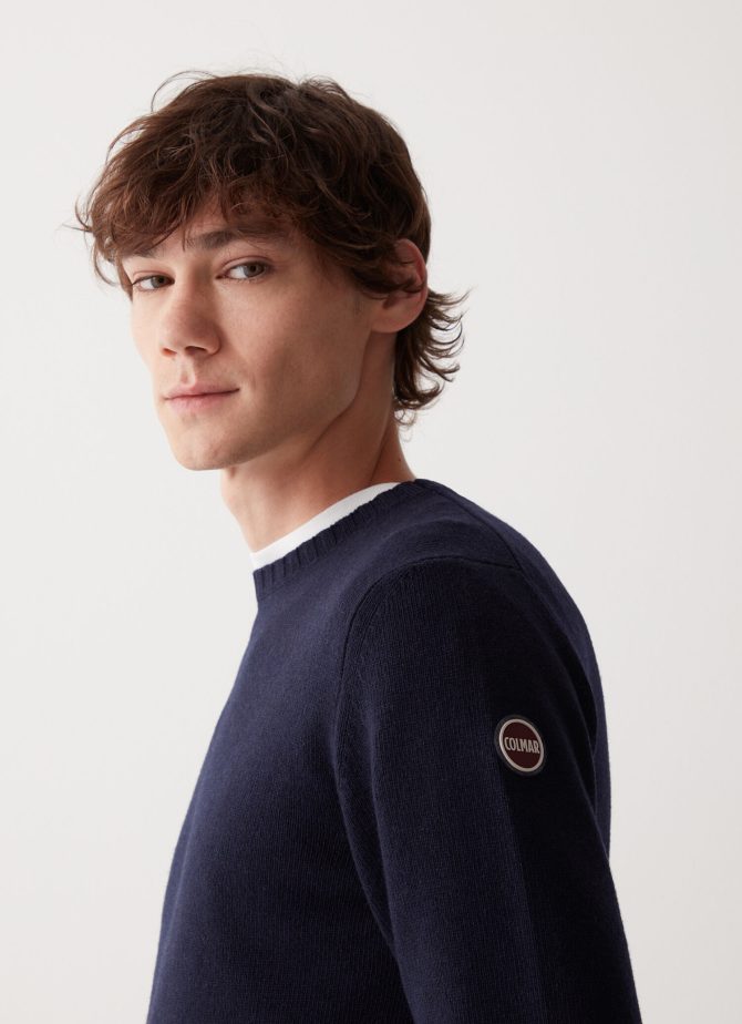 Round-neck wool and cashmere pullover - Image 2