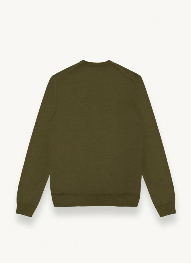 Crew neck pullover in 100% merino wool - Image 5