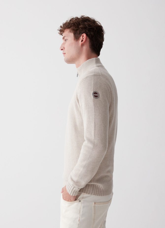 Wool and cashmere half-zip polo-neck - Image 3