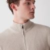Wool and cashmere half-zip polo-neck - Image 2