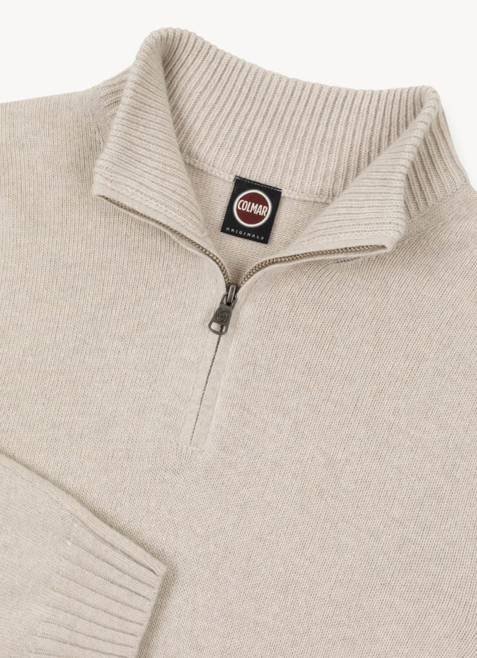 Wool and cashmere half-zip polo-neck - Image 6