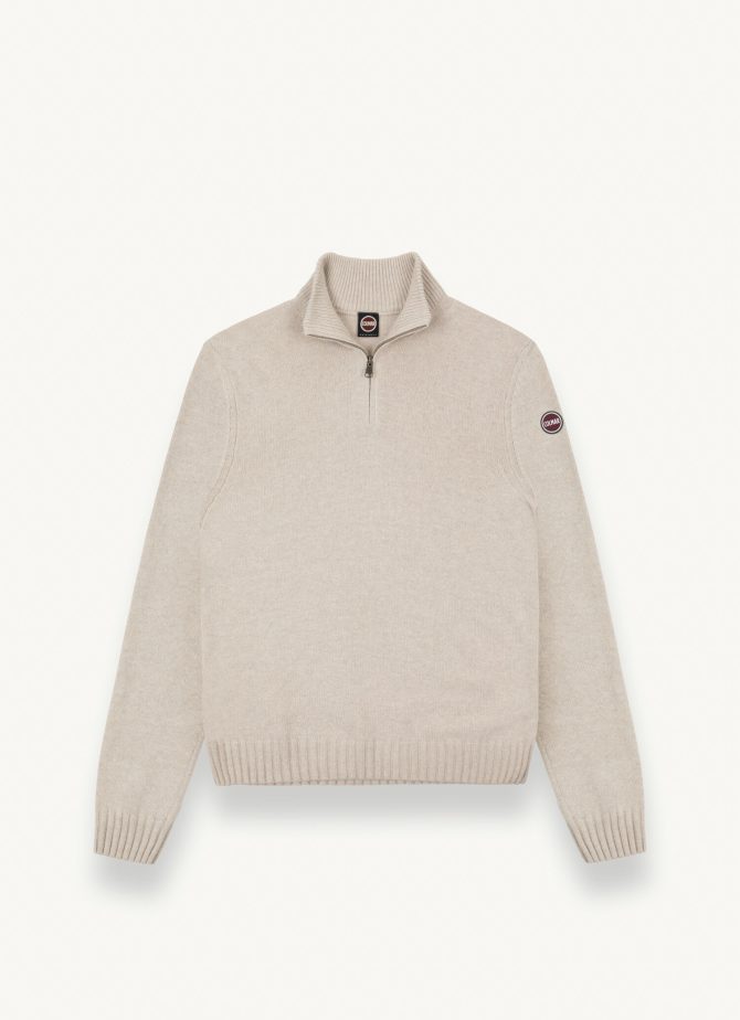 Wool and cashmere half-zip polo-neck - Image 4