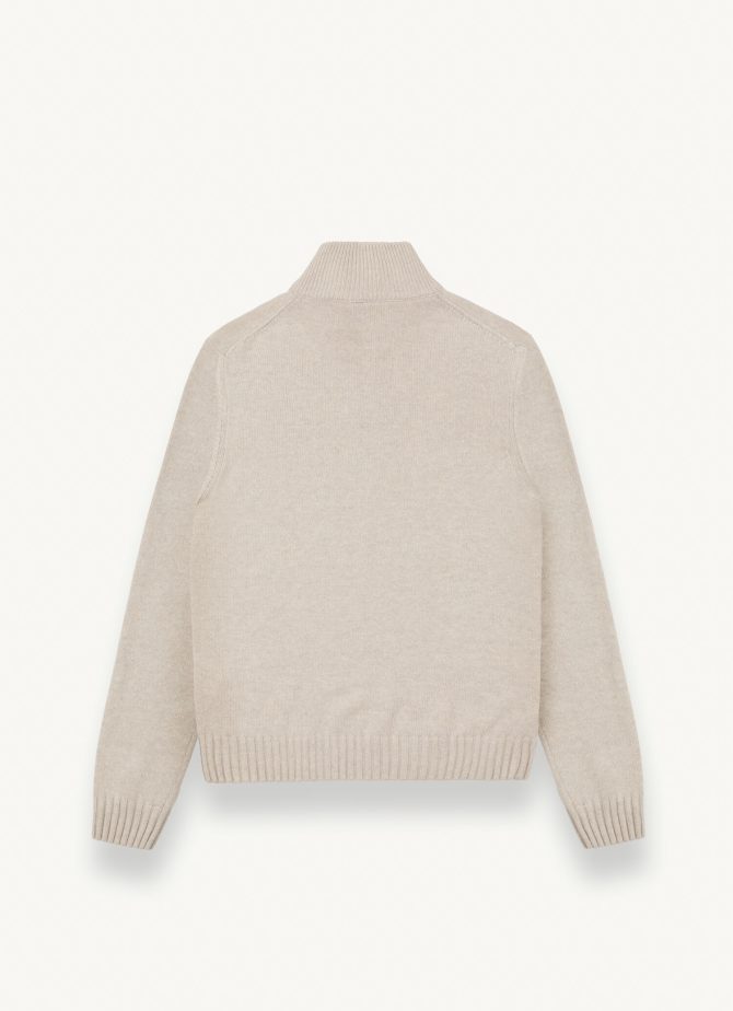Wool and cashmere half-zip polo-neck - Image 5
