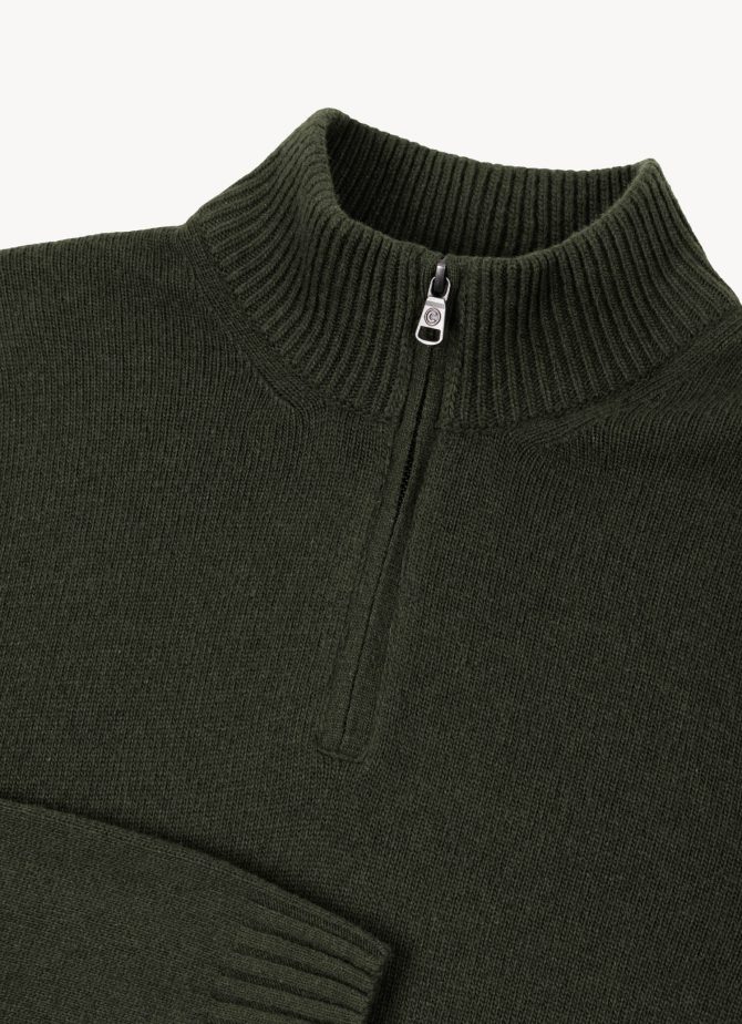 Wool and cashmere half-zip polo-neck - Image 6