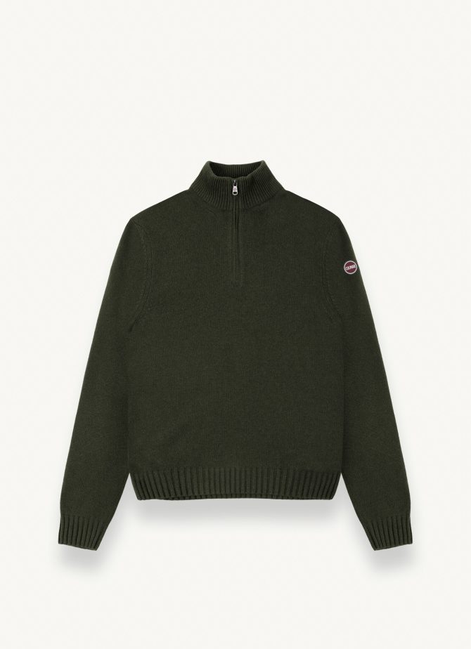 Wool and cashmere half-zip polo-neck - Image 4