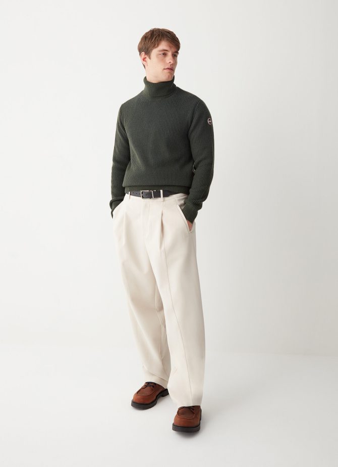 Wool and cashmere polo-neck pullover - Image 2