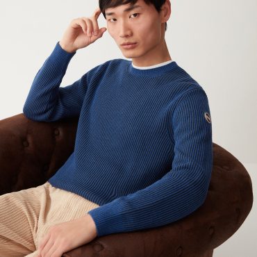 Wool and cashmere crew-neck jumper