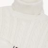 Polo-neck cable-knit pullover - Image 6