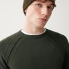 Crew-neck cashmere blend jumper