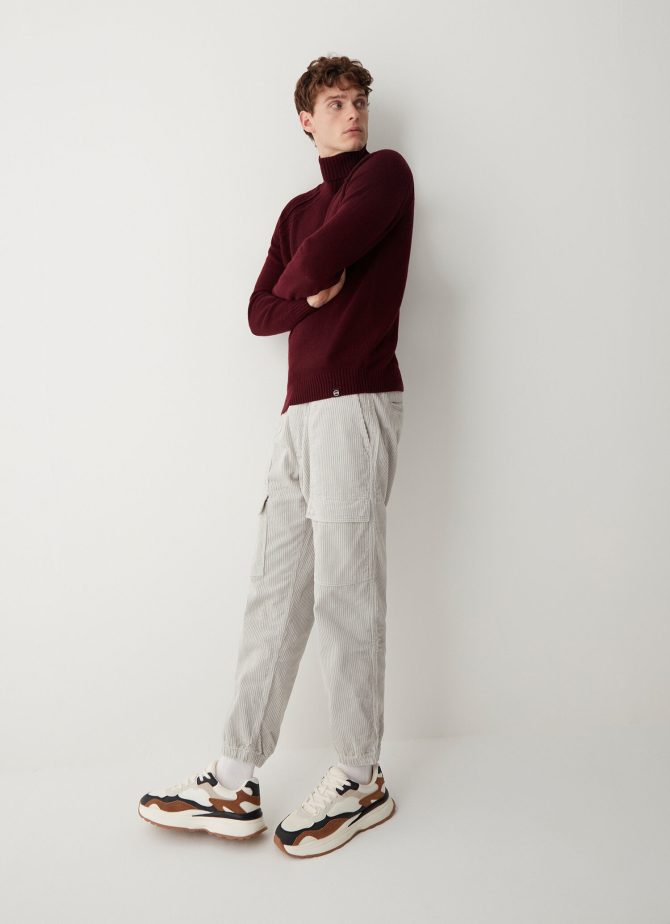 Cashmere-blend polo-neck pullover - Image 3