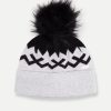 Jacquard hat with fleece lining - Image 2