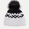 Jacquard hat with fleece lining - Image 3
