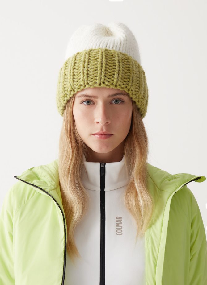Wool blend hat with turn-up