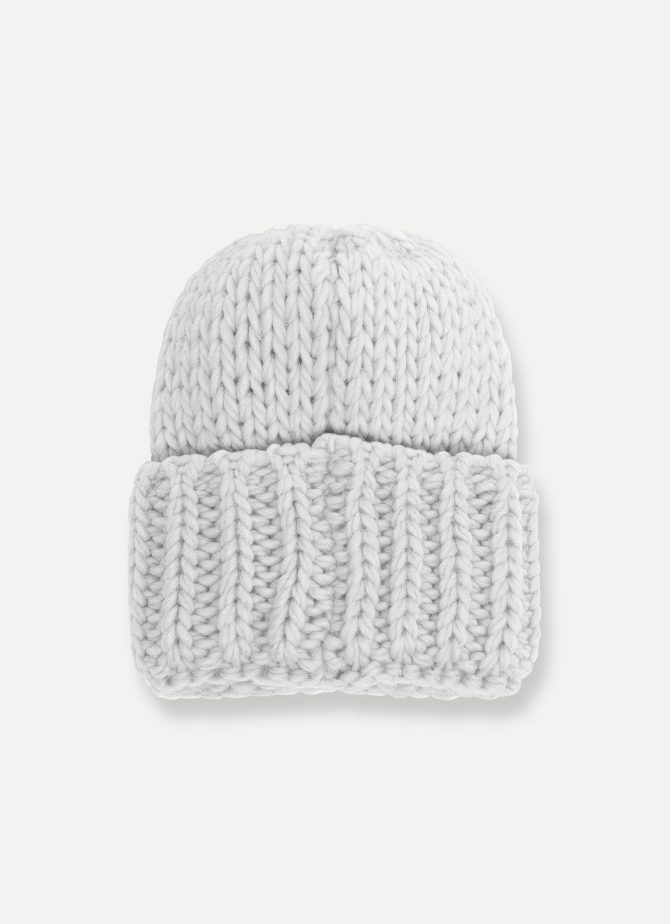 Wool blend hat with turn-up - Image 3
