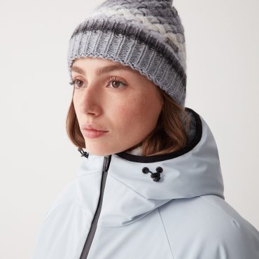 Hat with dip-dye print