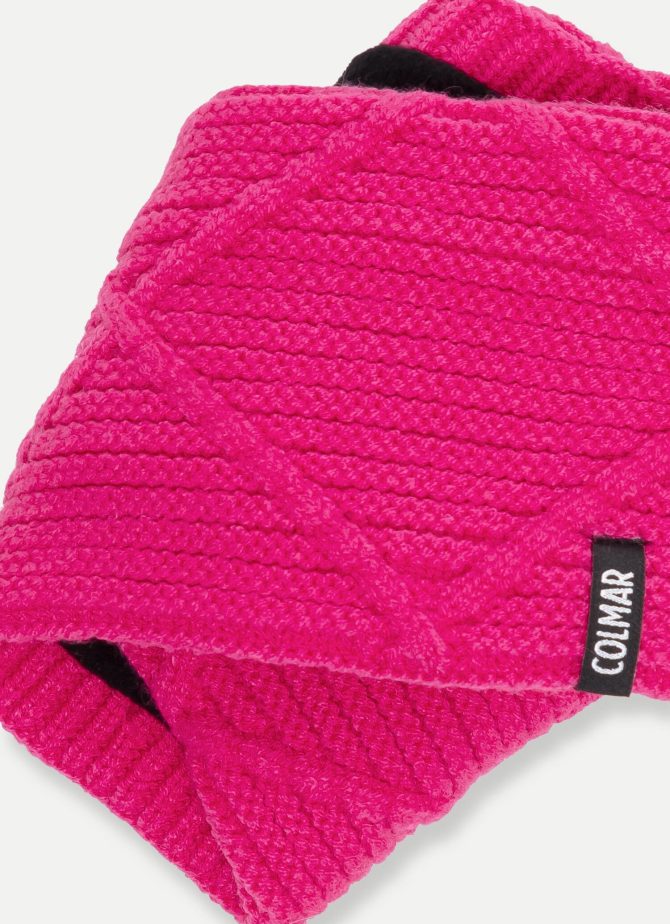 Wide headband with diamond knit - Image 4
