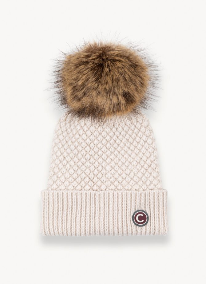 Women's hat with rice grain knit stitch - Image 2