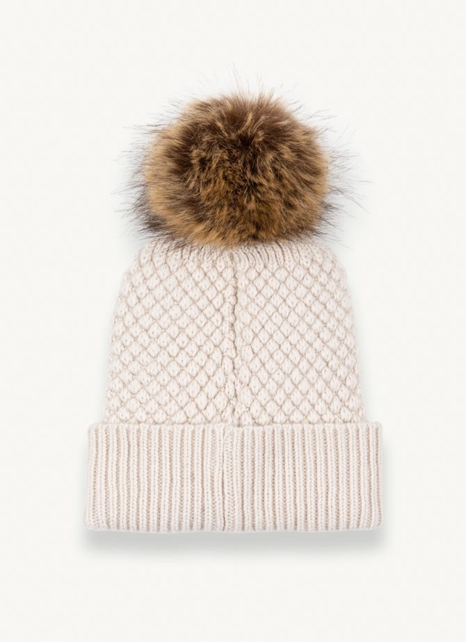 Women's hat with rice grain knit stitch - Image 3
