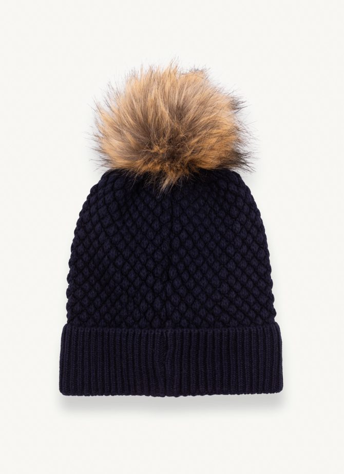 Women's hat with rice grain knit stitch - Image 3