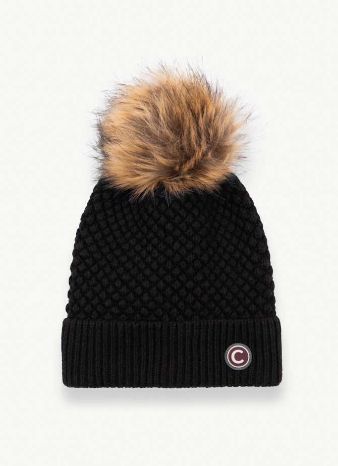 Women's hat with rice grain knit stitch - Image 2
